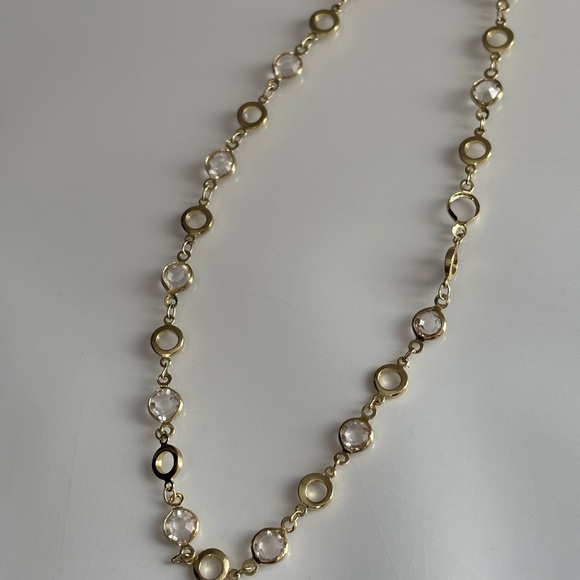 Elegant Gold and Silver Women's Necklace - Picture 2 of 3